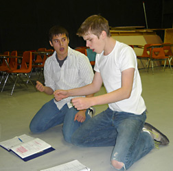 Tom Sawyer rehearsals